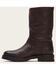 Image #3 - Frye Women's Dark Brown Natalie Mid Engineer Lug Shearling Boots, , hi-res