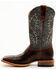 Image #5 - Cody James® Men's Montana Square Toe Western Boots, Brown, hi-res
