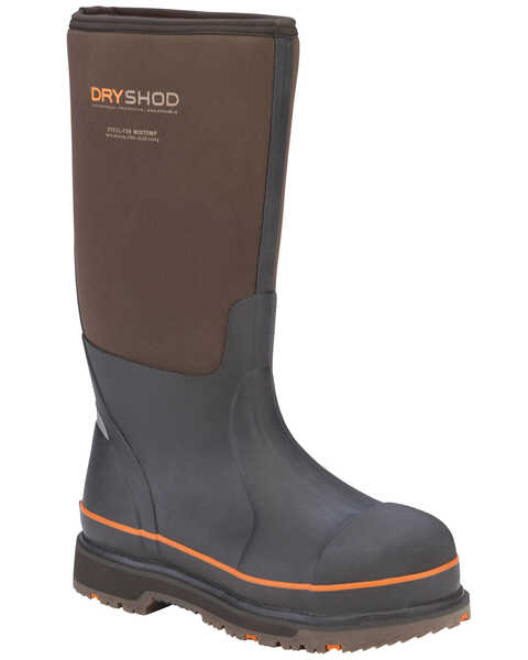 Image #1 - Dryshod Men's Cool Clad Boots - Steel Toe, Brown, hi-res