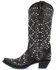 Image #3 - Corral Women's Dark Brown Full Studded Western Boots - Snip Toe, , hi-res