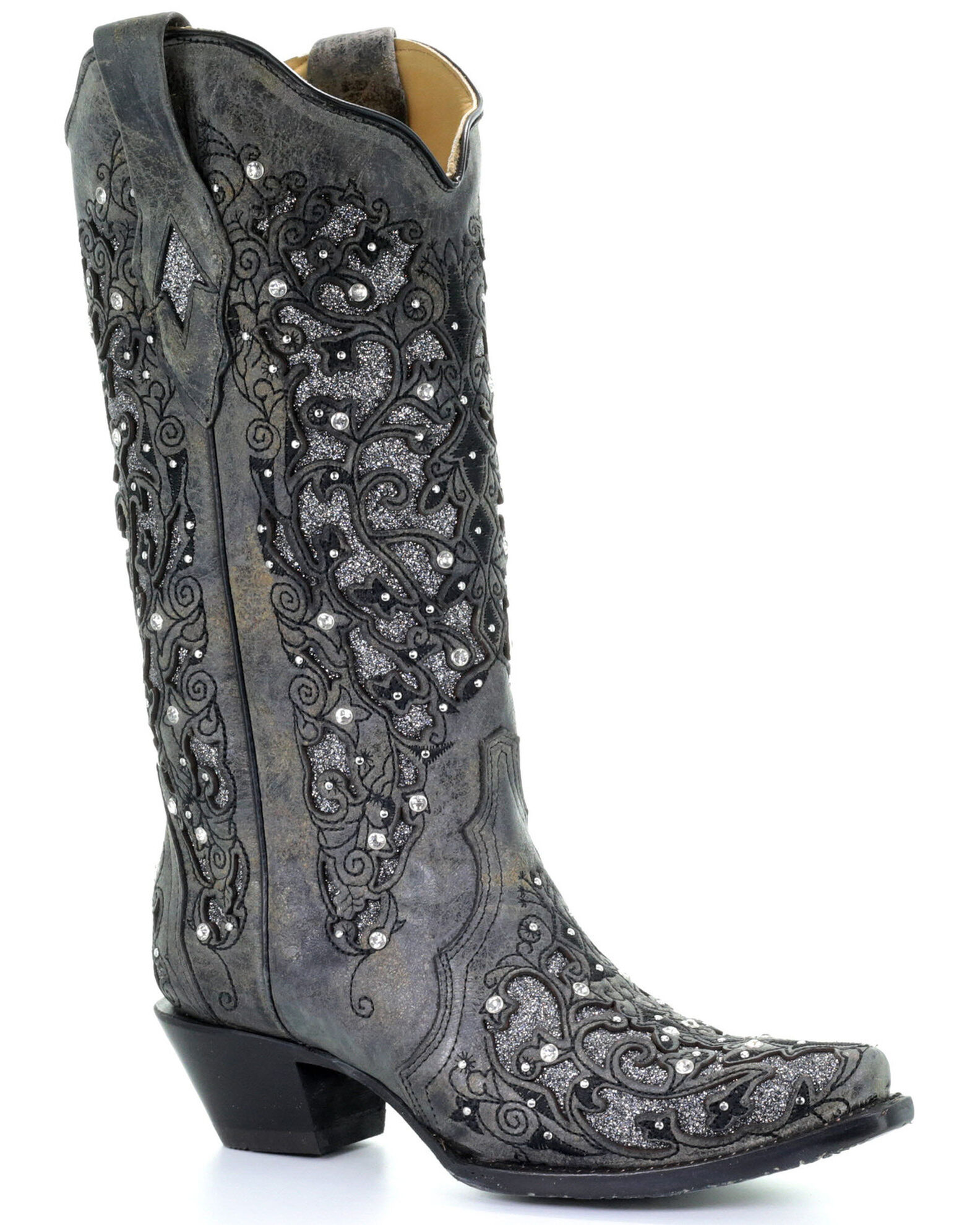 Gray cheap corral boots