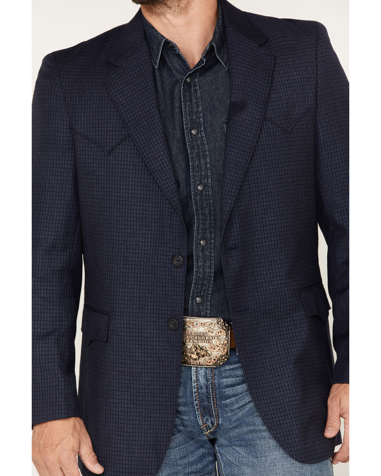 Circle S Men's Fort Worth Checkered Sport Coat Boot Barn