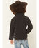 Image #4 - Cowboy Hardware Boys' Ghost Southwestern Print Softshell Jacket, Black, hi-res