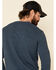 Image #5 - Moonshine Spirit Men's Blue Woodbourne Henley Button Long Sleeve Shirt , , hi-res