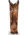 Corral Women's Floral Embroidered Lamb Western Boots - Snip Toe, Chocolate, hi-res