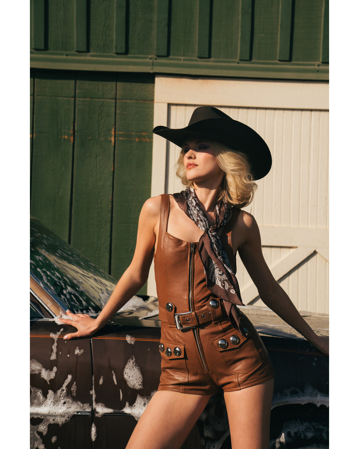 Image #1 - Understated Leather Women's Midnight City Romper, , hi-res