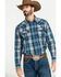 Image #1 - Cody James Men's Stallion Small Plaid Print Long Sleeve Western Shirt , , hi-res