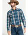 Image #1 - Cody James Men's Stallion Small Plaid Print Long Sleeve Western Shirt , , hi-res