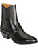 Image #1 - Boulet Men's Side Zip Ankle Boots - Square Toe, Black, hi-res