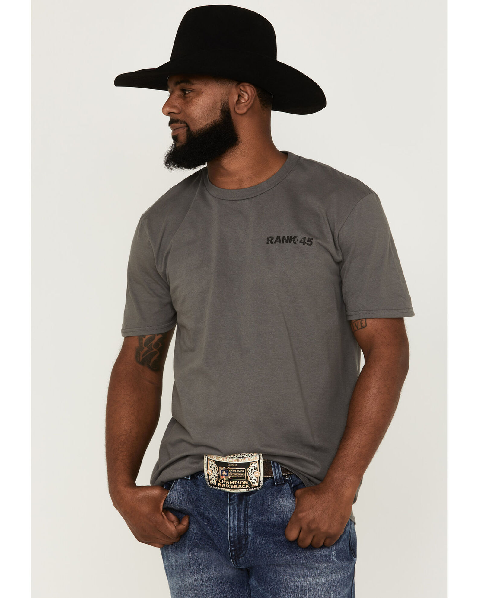 RANK 45 Men s Southwestern Rider Short Sleeve Graphic T Shirt