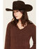 Image #2 - Shyanne Women's Fringe Sweater, Cognac, hi-res