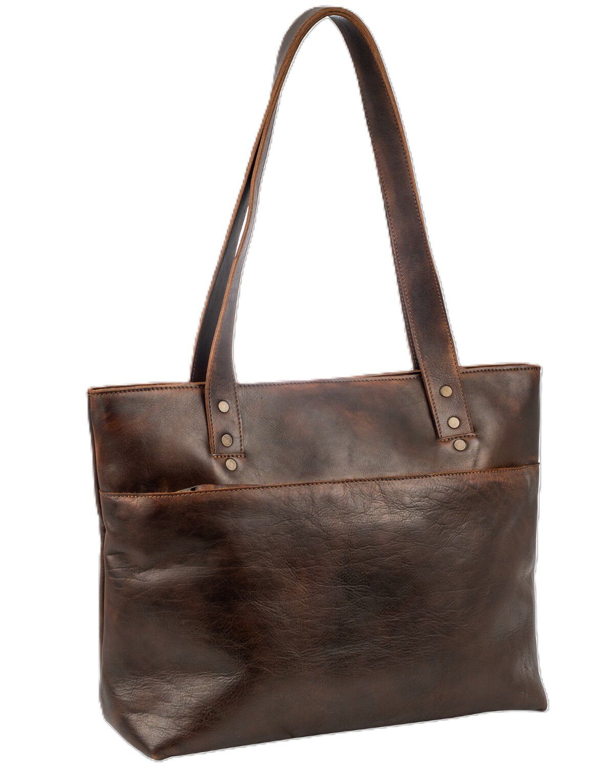 Image #2 - STS Ranchwear by Carroll Women's Bandera Simple Tote, Chocolate, hi-res