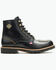 Image #2 - Harley Davidson Men's Liberty Lace-Up Motorcycle Boots - Round Toe, Black, hi-res