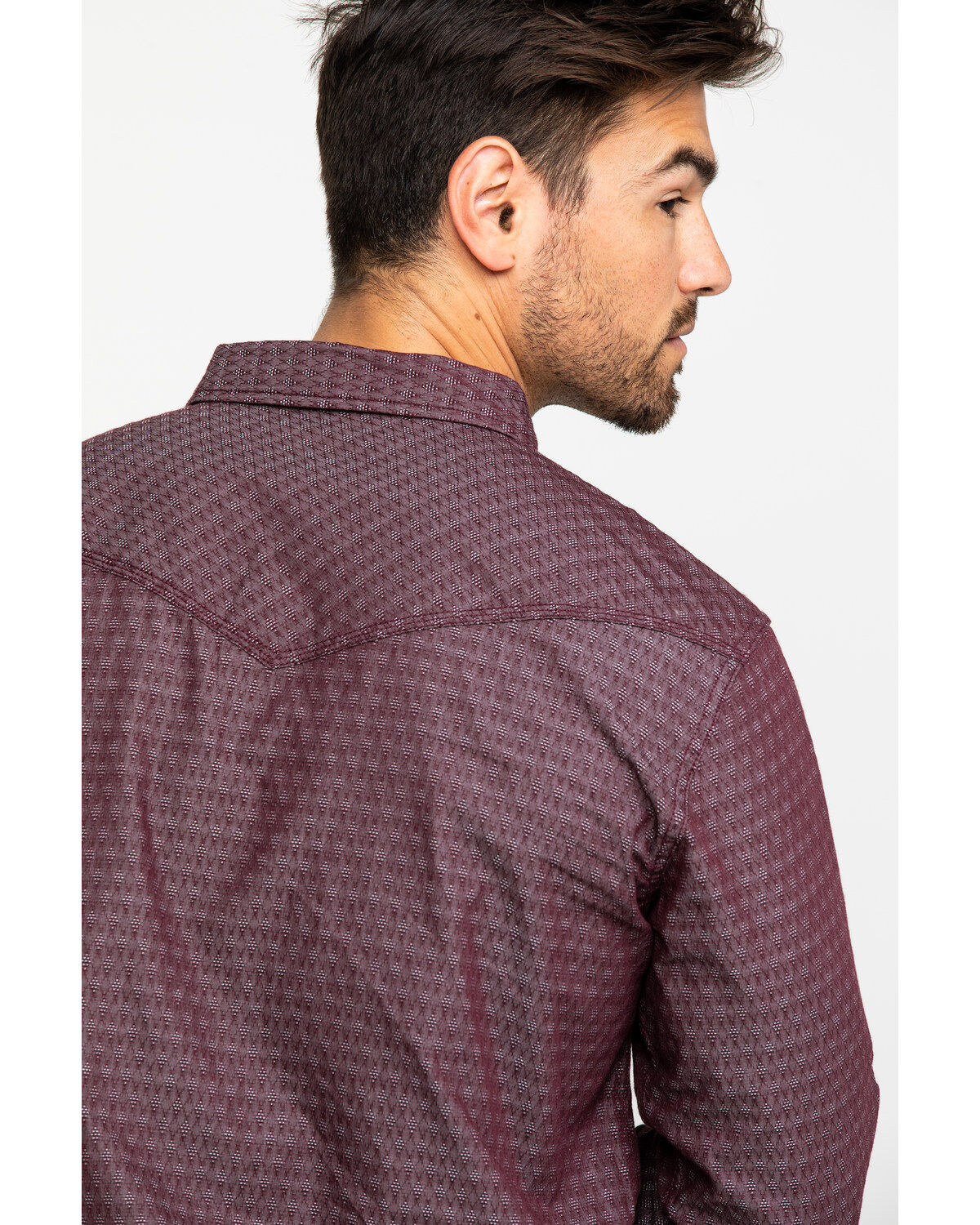 Image #5 - Moonshine Spirit Men's Snakeskin Diamond Geo Print Long Sleeve Western Shirt , , hi-res