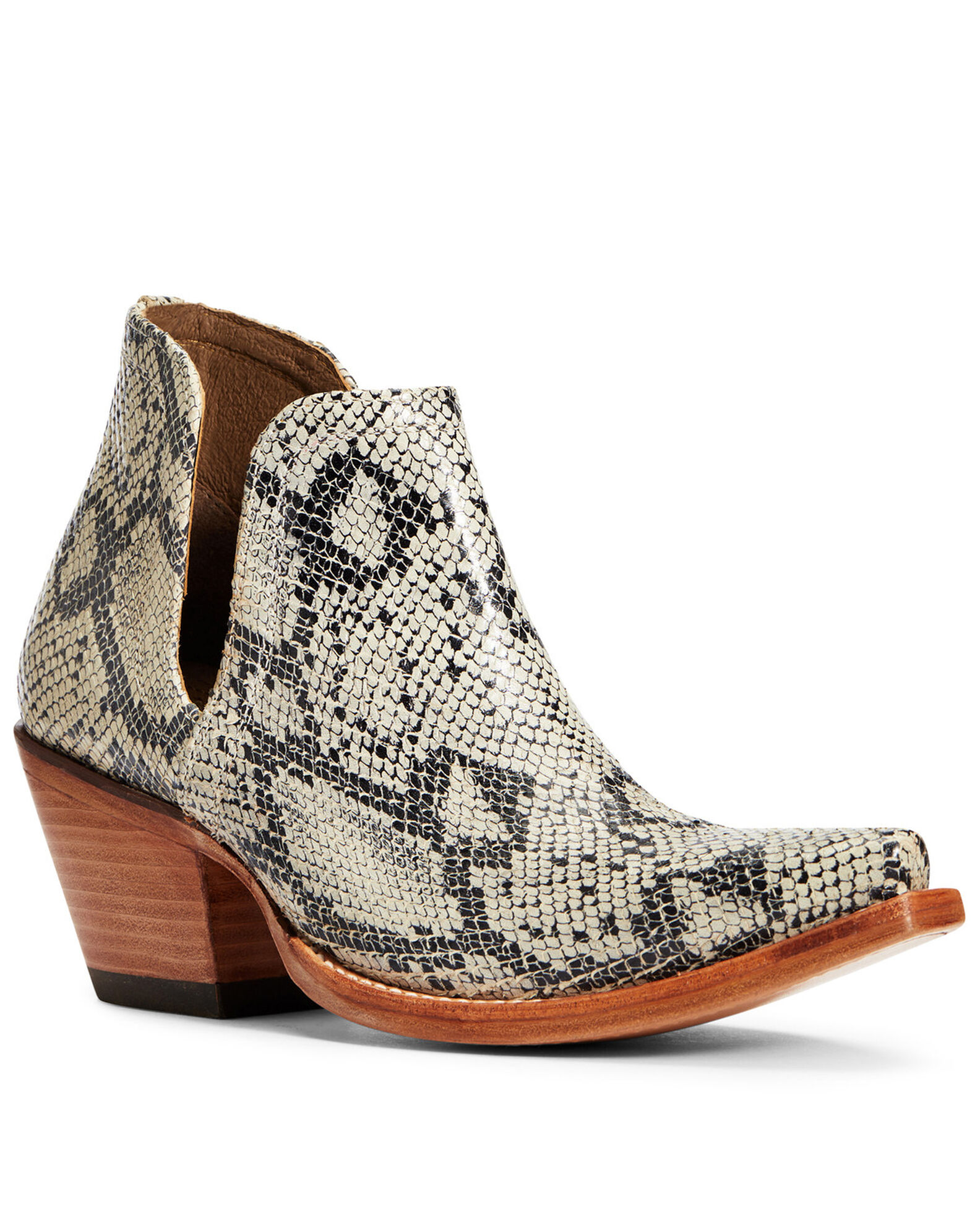 Product Name Ariat Women s Dixon Snake Print Fashion Booties Snip Toe
