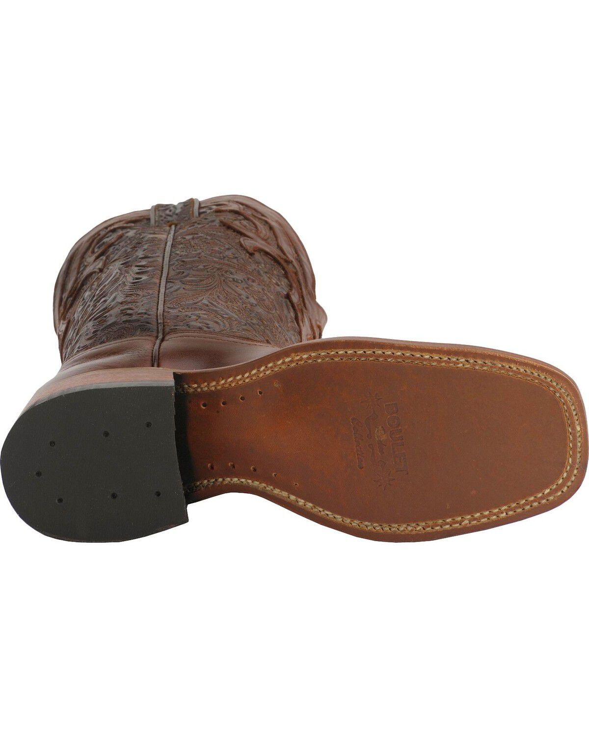 Image #5 - Boulet Women's Hand Tooled Ranger Western Boots - Square Toe, , hi-res