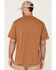 Hawx Men's Rust Copper Force Heavyweight Short Sleeve Work Pocket T-Shirt , Rust Copper, hi-res
