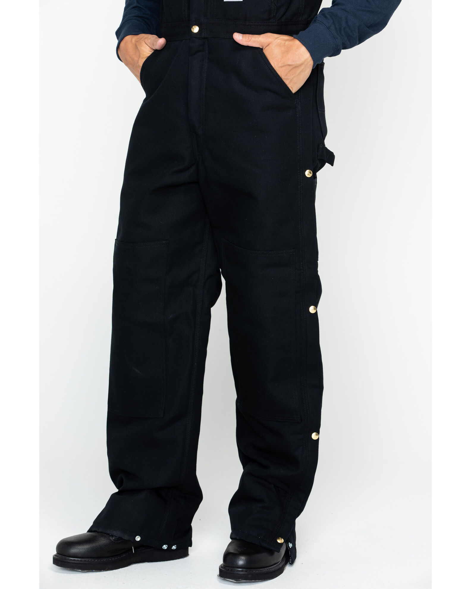 Carhartt Men s Zip to Waist Bib Work Overalls Boot Barn