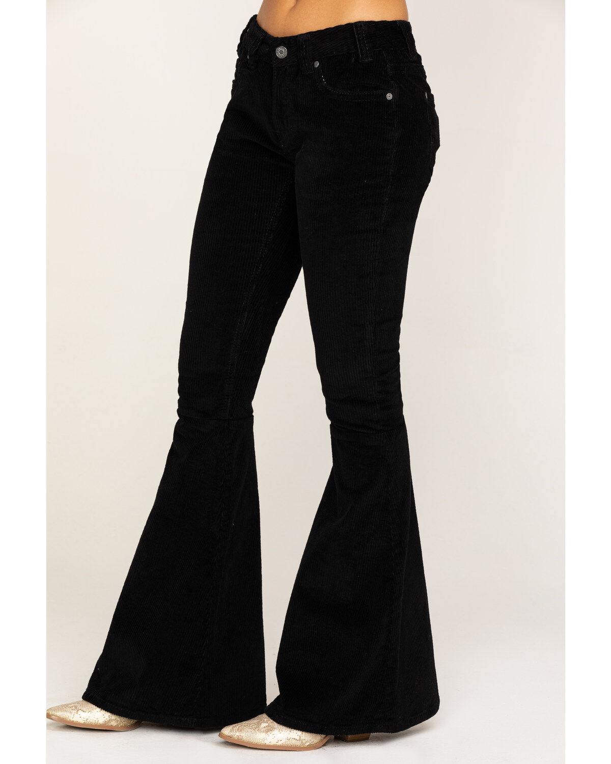 black cord jeans womens