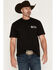 Image #2 - Sendero Provisions Men's Shootin' Hand Short Sleeve Graphic T-Shirt, Black, hi-res