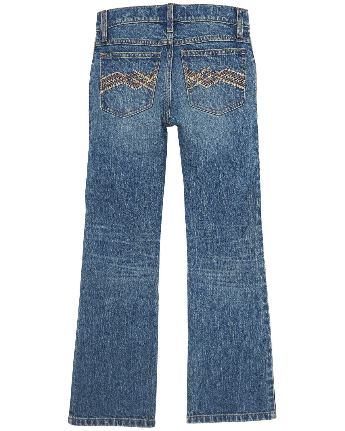 Image #1 - Wrangler 20X Boys' Medium Wash Montana Bootcut Stretch Denim Jeans, Medium Wash, hi-res