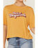 Panhandle Women's West Desperado Graphic Boxy Tee, Mustard, hi-res