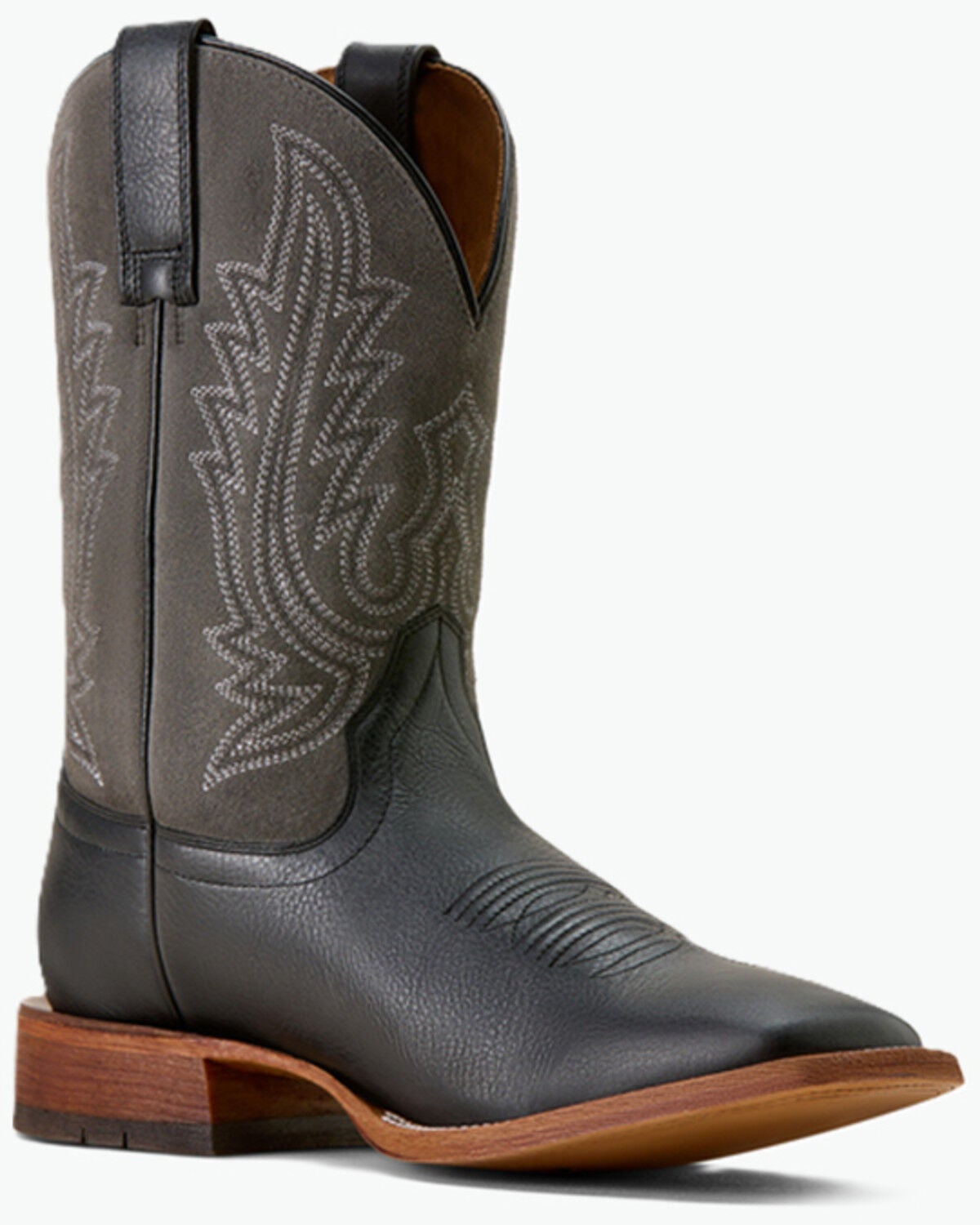Image #1 - Ariat Men's Country Roads Western Boots - Broad Square Toe, Black, hi-res
