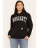 Image #1 - Carhartt Women's Marquette Varsity Graphic Hoodie, Black, hi-res