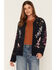 Image #1 - By Together Women's Zip Sweater, Navy, hi-res