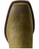 Image #4 - Ariat Men's Booker Ultra Suede Western Boots - Broad Square Toe, Green, hi-res