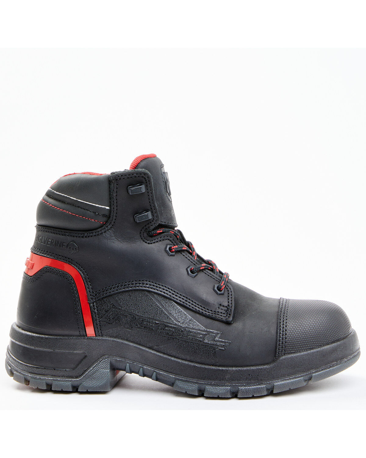 Image #2 - Wolverine x Ram Collection Men's Rebel Work Boots - Composite Toe, Black, hi-res
