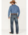Cinch Men's White Label Dark Wash Relaxed Straight Performance Jeans, Indigo, hi-res