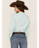 Image #4 - Kimes Ranch Women's Linville Long Sleeve Western Button Down Shirt, Turquoise, hi-res