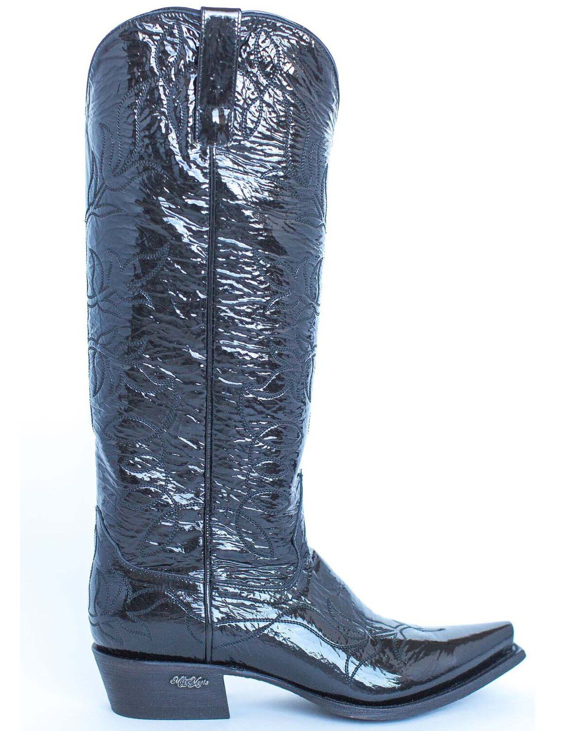Image #2 - Miss Macie Women's Pitty Pat Western Boots - Snip Toe, Black, hi-res