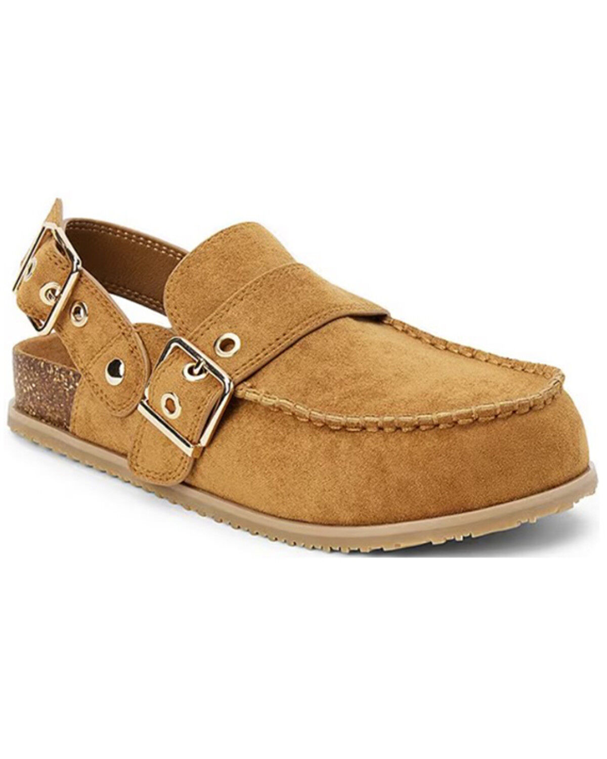 Image #1 - Matisse Women's Tyler Buckle Slingback Clogs, Tan, hi-res