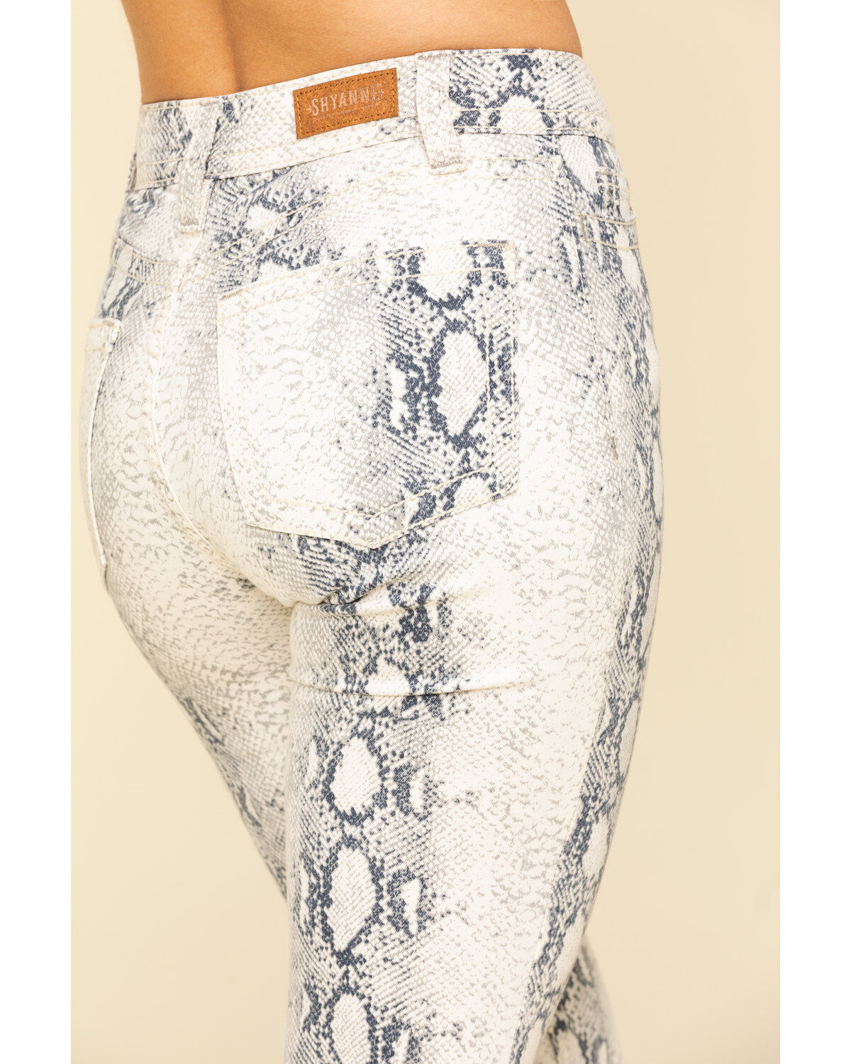 Image #4 - Shyanne Women's Python Print Skinny Jeans, , hi-res