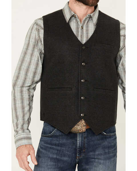 Image #3 - Moonshine Spirit Men's Wool Dress Vest, Charcoal, hi-res