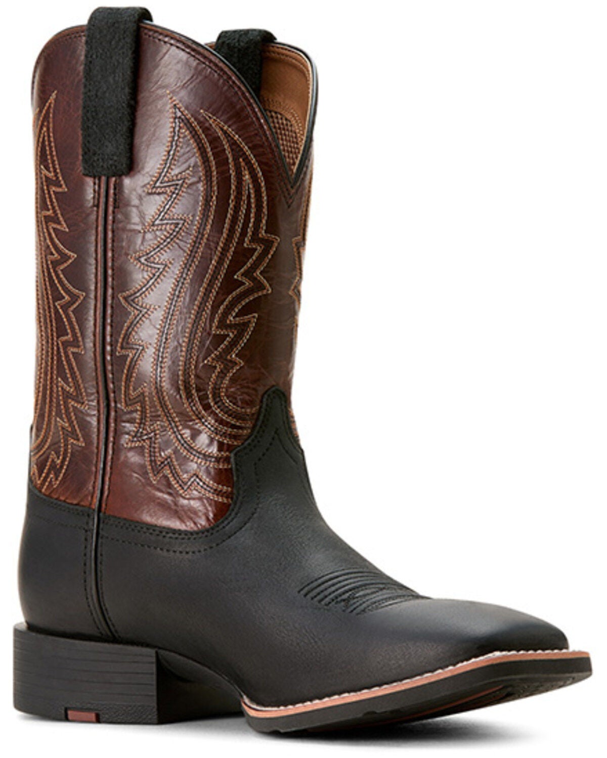 Ariat Men's Big Country Western Boots - Broad Square Toe, Black, hi-res