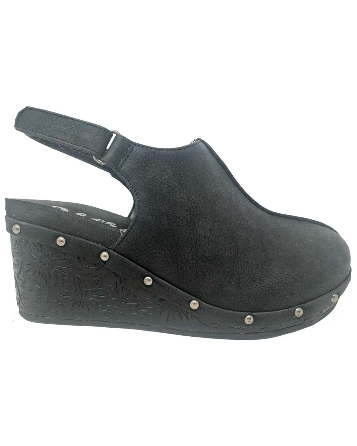 Image #2 - Very G Women's Miranda Wedge Shoes, Black, hi-res