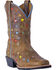 Image #1 - Dan Post Little Girls' Starlett Western Boots - Square Toe , , hi-res