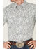 Image #3 - Wrangler Retro Premium Men's Paisley Print Long Sleeve Snap Western Shirt, Navy, hi-res