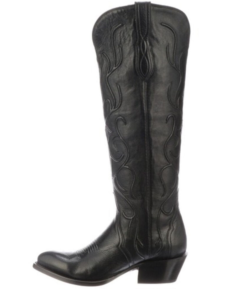 round toe western boot womens