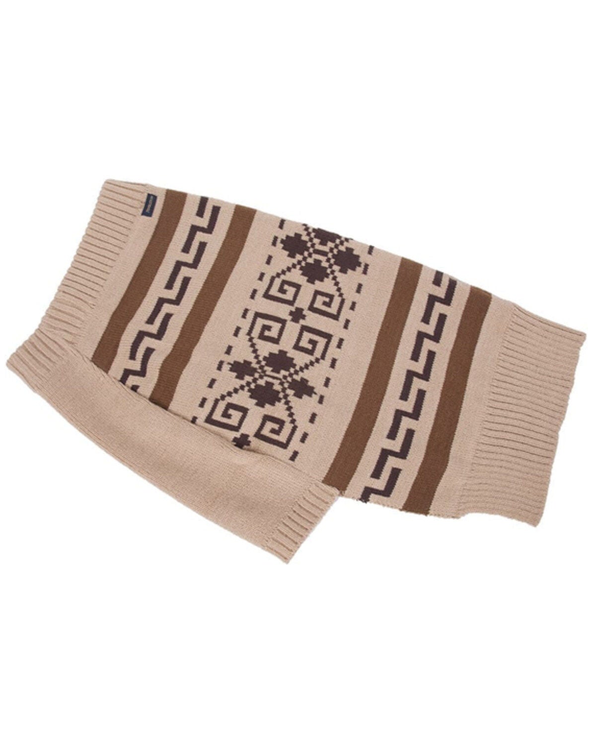 Pendleton Pet Classics Westerly Dog Sweater - Large, Brown, hi-res