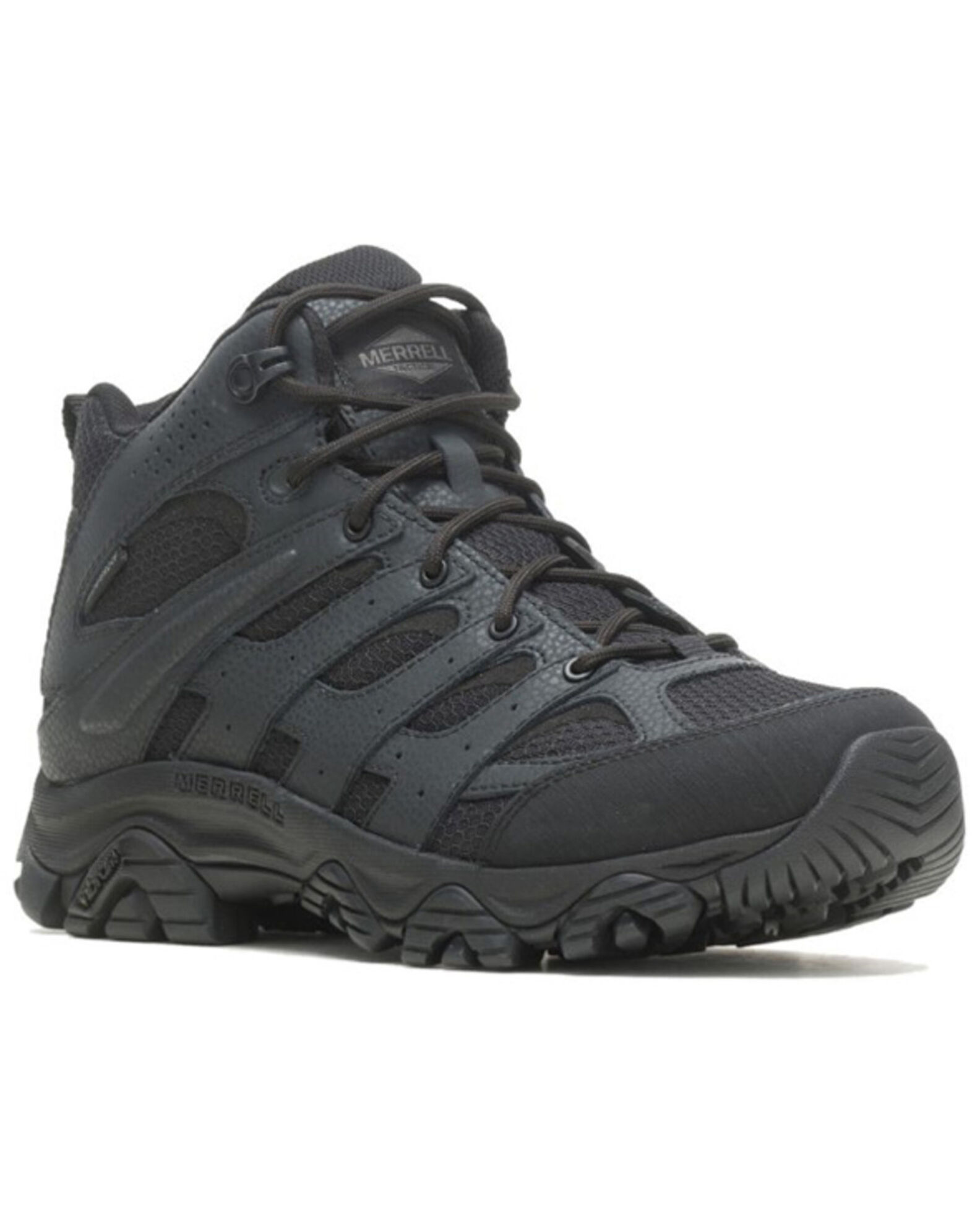 Merrell Men's Moab 3 Mid Tactical Waterproof Boots - Round Toe