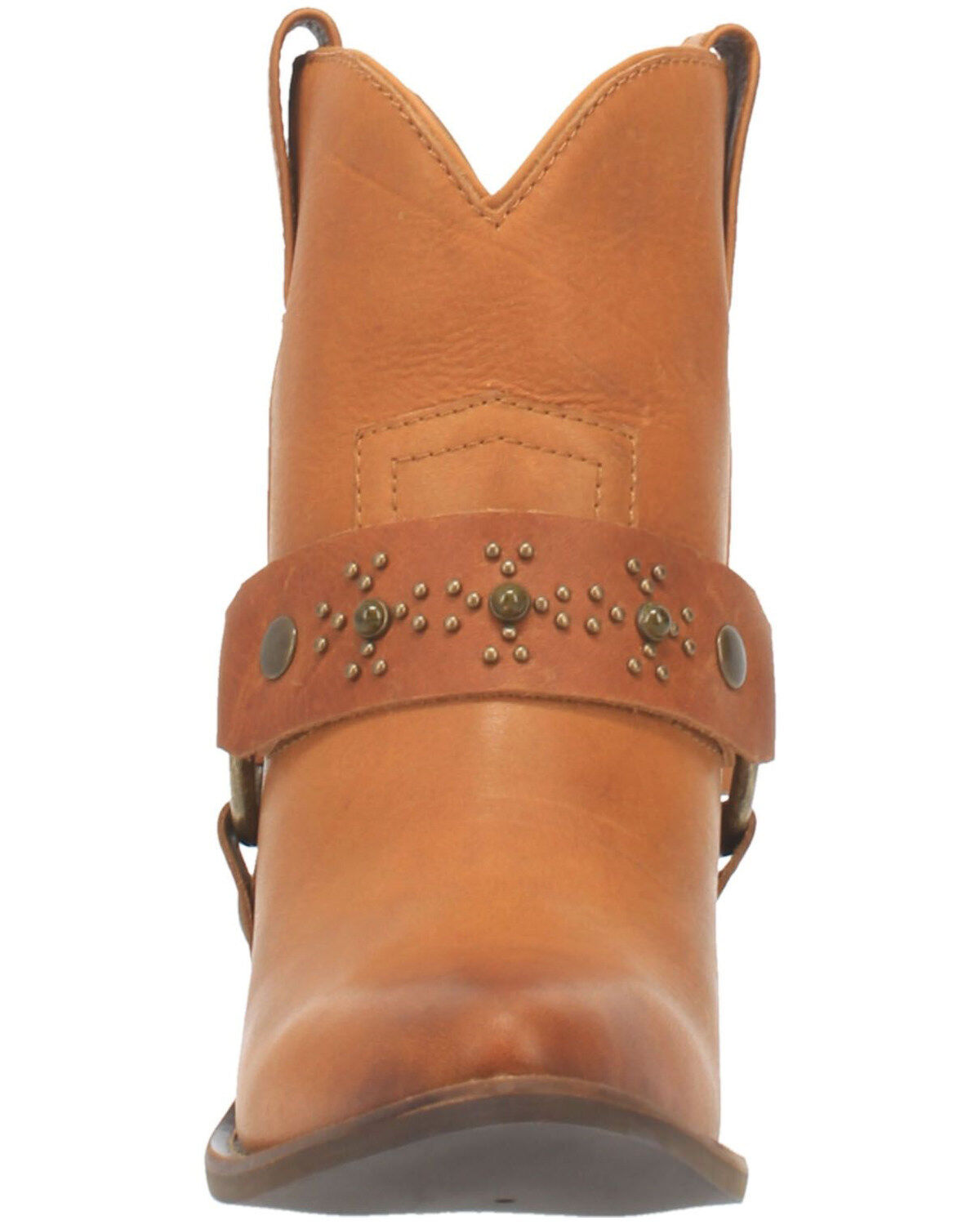 Image #5 - Dingo Women's Silverada Western Booties - Round Toe, Camel, hi-res