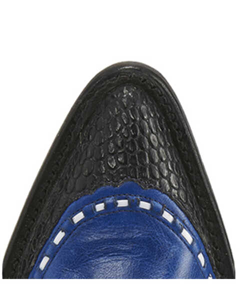 Image #6 - Tony Lama Women's Emilia Western Boots - Pointed Toe, Blue, hi-res