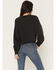 Image #4 - Gameday Women's OSU Split Long Sleeve Cropped Graphic Tee, Black, hi-res