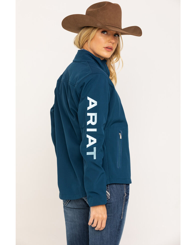 Ariat Women's Navy New Team Softshell Jacket | Boot Barn