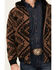 Image #3 - Cody James Men's Basin Southwestern Print Fleece Hooded Jacket, Brown, hi-res