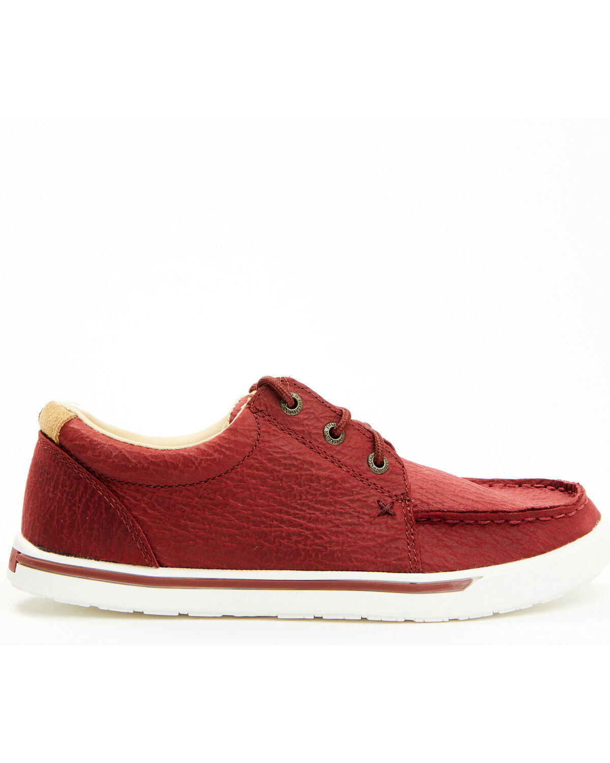 Image #2 - Twisted X Men's Kicks Casual Shoes - Moc Toe, Red, hi-res